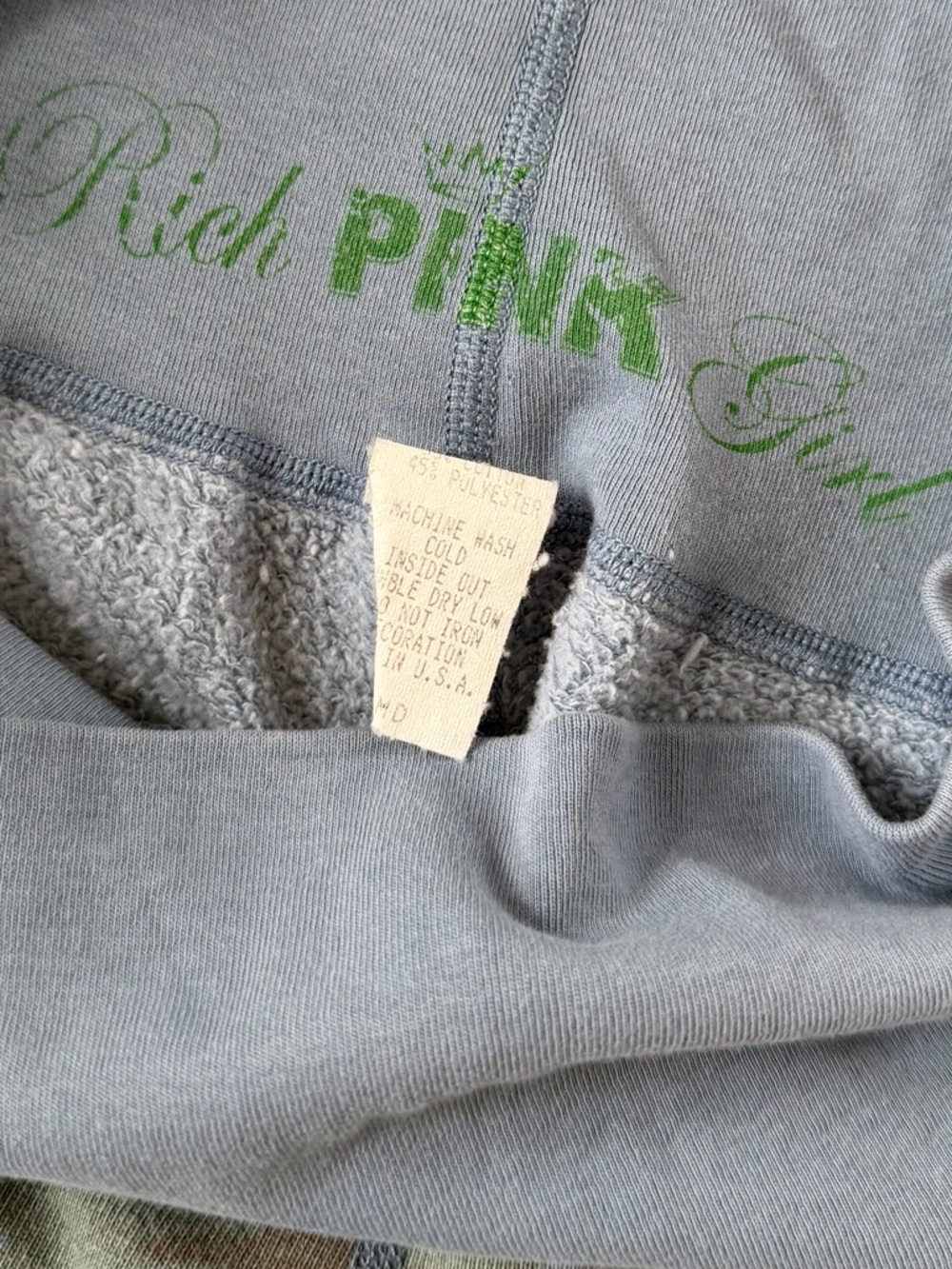 Vintage Rich Pink Girl Camo Joggers Medium - Picture 4 of 6